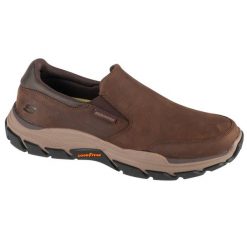 Buty do chodzenia męskie, Respected - Calum. Brązowe buty trekkingowe męskie Skechers, bez wzorów, bez zapięcia, trekkingowe, skechers sport. Za 359.99 zł.