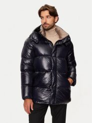 Hetregó Kurtka puchowa Justin 8N562 Granatowy Regular Fit. Niebieskie kurtki męskie Hetregó, m, bez wzorów, z puchu, bez ramiączek, bez kaptura. Za 1,749.00 zł.