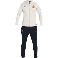 Nike Performance AS ROM DRY SUIT Artykuły klubowe light bone/dark obsidian/team crimson/(team crimson) (no sponsorplyr). Szare komplety dresowe męskie Nike Performance, z materiału, sportowe. W wyprzedaży za 391.20 zł.