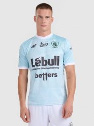 4F Koszulka klubowa wyjazdowa z sezonu 2025/26 męska 4F x Piast Gliwice - multikolor L. T-shirty sportowe męskie 4f, l, bez wzorów, z dzianiny, klasyczne, bez ramiączek. Za 289.99 zł.