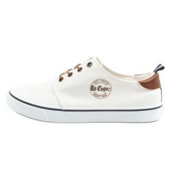 Buty Lee Cooper LCW-25-02-3240M trampki męskie białe. Białe trampki męskie bez wzorów, z gumy, klasyczne, bez zapięcia. Za 205.72 zł.