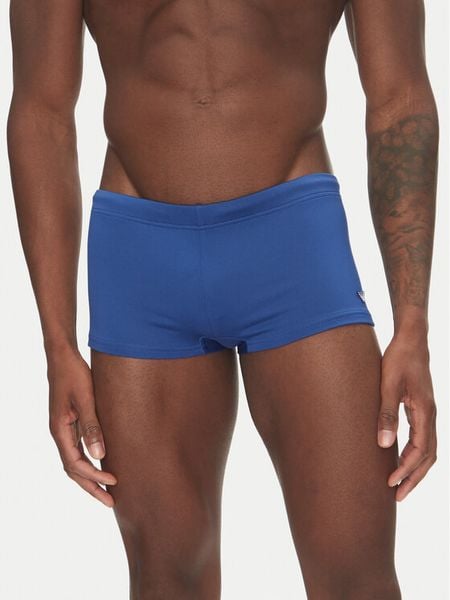 Emporio Armani Kąpielówki EM000576 AF12331 UB093 Niebieski. Niebieskie kąpielówki męskie Emporio Armani, l, bez wzorów, z syntetyku. Za 259.99 zł.