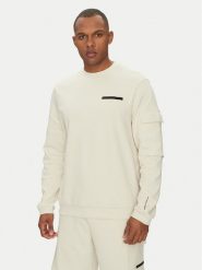 EA7 Emporio Armani Bluza 7M000324 AF12660 U1112 Écru Regular Fit. Bluzy rozpinane męskie EA7 Emporio Armani, m, bez wzorów, z bawełny, bez ramiączek, bez kaptura. Za 449.99 zł.