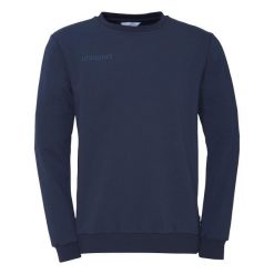 Bluza Uhlsport Essential. Białe bluzy bez kaptura męskie Uhlsport, bez wzorów, prążkowane, bez kaptura. Za 212.50 zł.