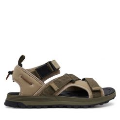 Sandały Clarks. Brązowe sandały męskie Clarks, bez zapięcia. Za 289.99 zł.