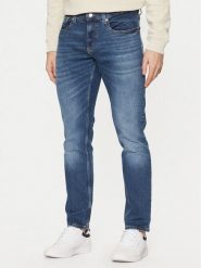 Tommy Jeans Jeansy Scanton DM0DM21136 Niebieski Slim Fit. Niebieskie jeansy męskie Tommy Jeans, bez wzorów, z bawełny. Za 309.99 zł.