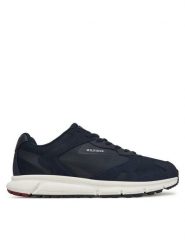 Tommy Hilfiger Sneakersy Outdoor Runner Mix FM0FM05574 Granatowy. Niebieskie buty sportowe na co dzień męskie Tommy Hilfiger, m, bez wzorów, ze skóry, bez ramiączek, bez kaptura, outdoorowe. Za 359.99 zł.