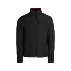 Ultralekka kurtka termiczna BRIGHTON męska z technologią Mount-Loft, wiatroszcze. Czarne kurtki męskie IZAS, na jesień, m, bez wzorów, bez ramiączek, bez kaptura. Za 443.43 zł.