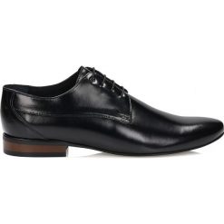 Czarne półbuty wizytowe. Eleganckie półbuty męskie marki Kazar. Za 429.00 zł.