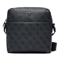 Saszetka Guess. Czarne saszetki męskie Guess, z aplikacjami, młodzieżowe, małe. Za 209.99 zł.