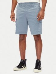 Pepe Jeans Szorty materiałowe Seasonal PM801179 Niebieski Regular Fit. Niebieskie szorty męskie Pepe Jeans, bez wzorów, z bawełny. Za 179.99 zł.