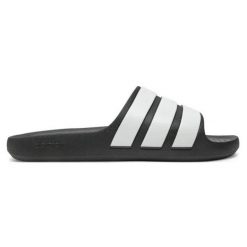Klapki adidas Adilette Flow IF4134 czarne. Czarne klapki i japonki męskie bez wzorów, z syntetyku. Za 216.56 zł.