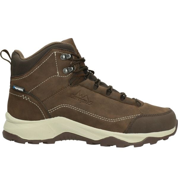 Buty trekkingowe męskie Campus Tampa. Brązowe buty trekkingowe męskie Campus, bez wzorów, bez zapięcia. Za 293.99 zł.