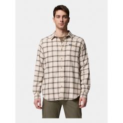 Koszula Męska Columbia Cornell Woods Flannel. Brązowe koszule męskie Columbia, m, bez wzorów, bez kołnierzyka, bez ramiączek. Za 259.00 zł.