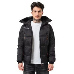 Kurtka turystyczna męska Canadian Peak Bayeak. Czarne kurtki męskie Canadian Peak, na zimę, m, bez wzorów, z poliamidu, sportowe, bez ramiączek, bez kaptura. Za 359.70 zł.