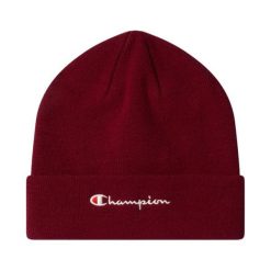 Czapka Champion Beanie Cap 806064. Czerwone czapki męskie CHAMPION, na jesień, bez wzorów, sportowe. Za 55.99 zł.