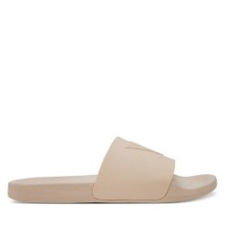 Klapki Guess. Brązowe klapki i japonki męskie Guess, z aplikacjami. Za 119.99 zł.
