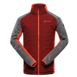 Bluza męska sportowa z wełną merino Alpine Pro Jorw. Czerwone bluzy nierozpinane męskie Alpine Pro, m, bez wzorów, z wełny, sportowe, bez ramiączek, bez kaptura. W wyprzedaży za 249.00 zł.
