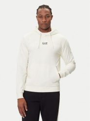 EA7 Emporio Armani Bluza 8NPM32 PJVRZ U1105 Beżowy Regular Fit. Brązowe bluzy nierozpinane męskie EA7 Emporio Armani, m, bez wzorów, z bawełny, bez ramiączek, bez kaptura. Za 369.99 zł.