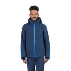 Kurtka narciarska Rossignol Strawpile. Niebieskie kurtki narciarskie i snowboardowe męskie Rossignol, na zimę, bez wzorów, bez kaptura, narciarskie. Za 1,267.00 zł.