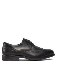 Lloyd Półbuty Kaleb 25-851-00 Czarny. Czarne eleganckie półbuty męskie Lloyd, ze skóry, wizytowe, bez obcasa, bez zapięcia. Za 489.99 zł.