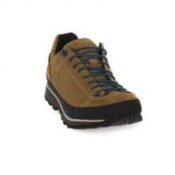 Buty trekkingowe męskie Lomer Yeti Bio Naturale Mtx Flag. Brązowe buty trekkingowe męskie LOMER, bez wzorów, z materiału, bez zapięcia. Za 908.00 zł.