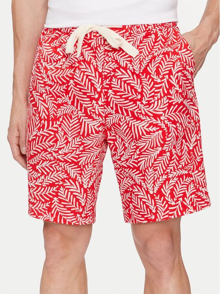 United Colors Of Benetton Szorty materiałowe 4A5MU900L Czerwony Regular Fit. Czerwone szorty męskie United Colors Of Benetton, bez wzorów, z bawełny. Za 249.99 zł.