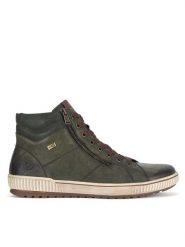 Remonte Sneakersy D0772-52 Zielony. Zielone buty sportowe na co dzień męskie Remonte, m, bez wzorów, ze skóry, bez ramiączek, bez kaptura. Za 351.00 zł.