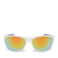 Okulary przeciwsłoneczne Quiksilver. Białe okulary przeciwsłoneczne męskie Quiksilver, bez wzorów. Za 49.99 zł.