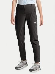 Jack Wolfskin Spodnie outdoor Hikeout A63927 Czarny Regular Fit. Czarne długie spodnie sportowe męskie Jack Wolfskin, bez wzorów, z syntetyku, outdoorowe. Za 259.99 zł.