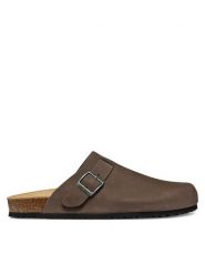 Geox Klapki U Sandal Ghita U559VC 00032 C6024 Brązowy. Brązowe klapki i japonki męskie Geox, bez wzorów, z nubiku. Za 309.99 zł.