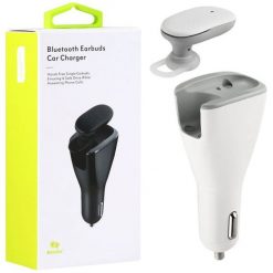 Ładowarka Benks Benks 2w1 słuchawka Bluetooth + ładowarka samochodowa 2x USB white uniwersalny. Zestawy słuchawkowe marki Benks. Za 147.00 zł.