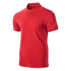 Koszulka polo męska Hi-Tec Romso - czerwona, Rozmiar M. Czerwone koszulki polo męskie Hi-tec, m, bez wzorów, z bawełny, klasyczne, bez kołnierzyka, bez ramiączek. Za 54.99 zł.