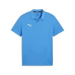 Polo Puma Teamgoal Casuals. Niebieskie koszulki polo męskie Puma, m, bez wzorów, z bawełny, sportowe, bez kołnierzyka, bez ramiączek. Za 89.09 zł.