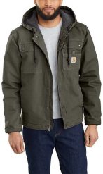 Carhartt Kurtka Carhartt Sandstone Barlett Jacket Moss. Zielone kurtki męskie Carhartt, m, bez wzorów, bez ramiączek, bez kaptura. Za 674.84 zł.