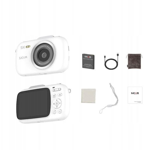 SJCAM ZV100 WHITE - APARAT - KAMERA. Białe kamery sportowe SJCAM. Za 373.35 zł.