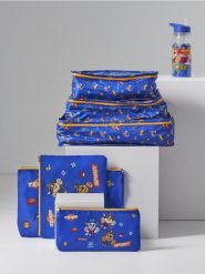 Zestaw organizerów do walizki PAW Patrol 6 pack - niebieski. Niebieskie walizki męskie Sinsay, bez wzorów. Za 35.99 zł.