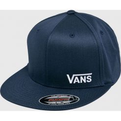 Vans - Czapka. Niebieskie czapki męskie Vans, z bawełny. W wyprzedaży za 89.90 zł.