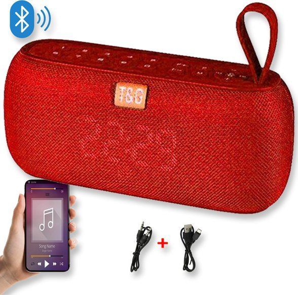 Głośnik T&G GŁOŚNIK BLUETOOTH BEZPRZEWODOWY PRZENOŚNY MOBILNY FM BT USB RADIO CHARGE TG177. Głośniki przenośne T&G. Za 69.99 zł.