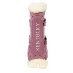 Wegańskie getry z owczej skóry na nogawkach Kentucky Bamboo Elastic. Czerwone legginsy męskie KENTUCKY HORSEWEAR, s, bez wzorów, ze skóry, do jazdy konnej. Za 786.00 zł.