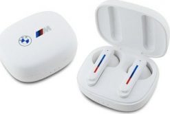 Słuchawki BMW BMW słuchawki Bluetooth BMBEMIATP20LOH TWS + stacja dokująca biały/white Printed Logos. Białe słuchawki bluetooth BMW. Za 133.00 zł.