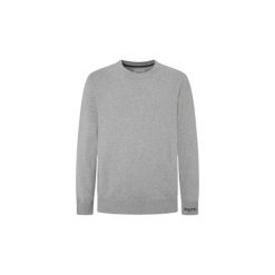 Sweter z okrągłym dekoltem Pepe Jeans New Andre. Szare swetry męskie Pepe Jeans, bez wzorów, z jeansu, bez kołnierzyka, bez ramiączek. W wyprzedaży za 174.00 zł.