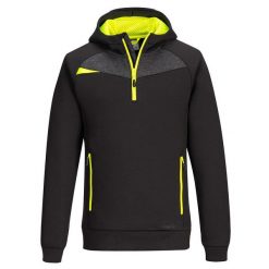 Męska Bluza Z Kapturem I Zamkiem Błyskawicznym DX4. Czarne bluzy z kapturem męskie Portwest, m, bez wzorów, z kapturem. Za 343.99 zł.
