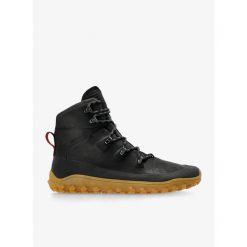 Buty turystyczne męskie Vivobarefoot Tracker Leather AT. Czarne buty trekkingowe męskie Vivobarefoot, bez wzorów, bez zapięcia, trekkingowe. Za 899.00 zł.