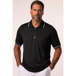Męska Funkcyjna koszulka polo tenis rękaw 1/2 QuickDry do roz.7XL. Czarne koszulki polo męskie JAY-PI, m, bez wzorów, z elastanu, bez kołnierzyka, bez ramiączek. Za 195.99 zł.