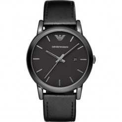 Emporio Armani - Zegarek AR1732. Czarne zegarki męskie Emporio Armani, z materiału. Za 799.90 zł.