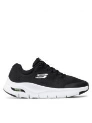 Skechers Sneakersy Arch Fit 232040/BKW Czarny. Czarne buty sportowe na co dzień męskie Skechers, m, bez wzorów, z materiału, bez ramiączek, bez kaptura. Za 289.99 zł.