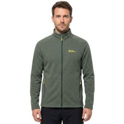 Bluza turystyczna męska Jack Wolfskin Jamari. Zielone bluzy nierozpinane męskie Jack Wolfskin, m, bez wzorów, z poliesteru, sportowe, bez ramiączek, bez kaptura. Za 388.64 zł.