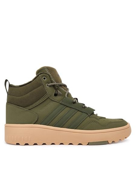 Adidas Sneakersy Hoops 4.0 Mid JQ5363 Khaki. Brązowe buty sportowe na co dzień męskie ADIDAS, m, bez wzorów, ze skóry, bez ramiączek, bez kaptura. Za 259.99 zł.