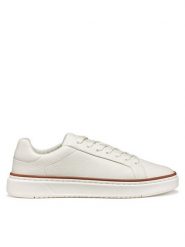 Geox Sneakersy U Zackerty U46HPA 00046 C1000 Biały. Białe buty sportowe na co dzień męskie Geox, m, bez wzorów, ze skóry, bez ramiączek, bez kaptura. Za 359.99 zł.